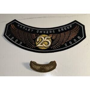 2008 HOG Patch Harley Davidson Owners Group Vest Jacket Patch And Pin